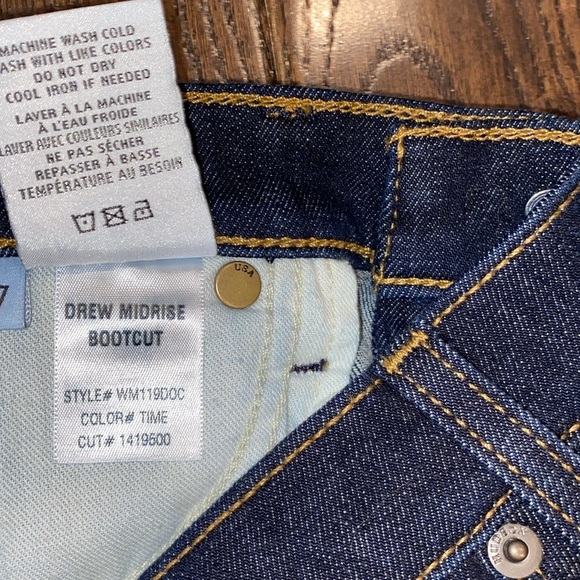 HUDSON jeans size 27 dark wash - Picture 7 of 9